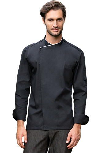 GIACCA CUOCO PATRICK GIBLOR'S: giacca cuoco con rete traspirante giacca da chef con allacciatura...